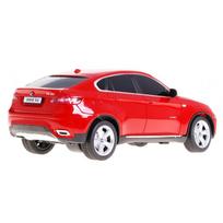 bmw modeliukai - RASTAR R/C automobilis BMW X6 Raudonas (Red) 1:24 - 4 nuotrauka