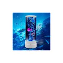 naktinis - Lean dekoratyvinė naktinė LED RGB akvariumo lempa su žuvytėmis 16 spalvų USB Balta - 3 nuotrauka