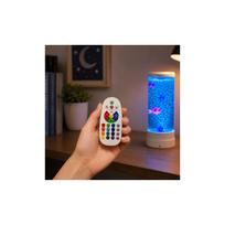 naktinis - Lean dekoratyvinė naktinė LED RGB akvariumo lempa su žuvytėmis 16 spalvų USB Balta - 4 nuotrauka