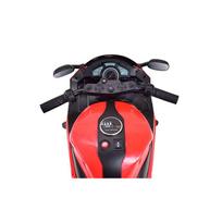elektrinis motociklas vaikams - Vaikiškas elektrinis motociklas Super-Toys - 7 nuotrauka