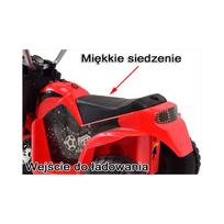 elektrinis motociklas vaikams - Vaikiškas elektrinis motociklas Super-Toys Chopper - 4 nuotrauka