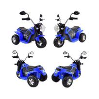 elektrinis motociklas vaikams - Vaikiškas elektrinis motociklas Super-Toys Chopper - 6 nuotrauka