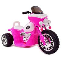 elektrinis motociklas vaikams - Elektrinis policijos motociklas vaikams Super-Toys, rožinis - 2 nuotrauka