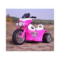 elektrinis motociklas vaikams - Elektrinis policijos motociklas vaikams Super-Toys, rožinis - 7 nuotrauka