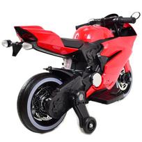 elektrinis motociklas vaikams - Vaikiškas elektrinis motociklas Super-Toys FT8728 - 6 nuotrauka