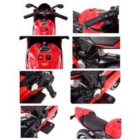 elektrinis motociklas vaikams - Vaikiškas elektrinis motociklas Super-Toys FT8728 - 11 nuotrauka