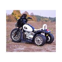 elektrinis motociklas vaikams - Vaikiškas elektrinis motociklas Super-Toys Policija - 3 nuotrauka