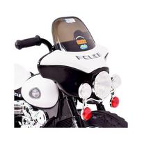 elektrinis motociklas vaikams - Vaikiškas elektrinis motociklas Super-Toys Policija - 8 nuotrauka
