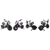 elektrinis motociklas vaikams - Vienvietis vaikiškas elektrinis motociklas CROSS DLS-01, baltas - 2 nuotrauka
