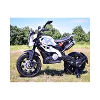 elektrinis motociklas vaikams - Vienvietis vaikiškas elektrinis motociklas CROSS DLS-01, baltas - 9 nuotrauka