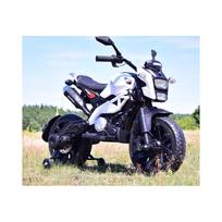 elektrinis motociklas vaikams - Vienvietis vaikiškas elektrinis motociklas CROSS DLS-01, baltas - 11 nuotrauka