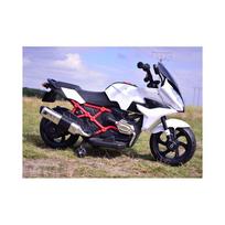 elektrinis motociklas vaikams - Vienvietis elektrinis vaikiškas motociklas ST 5-1200, baltas - 4 nuotrauka