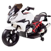 elektrinis motociklas vaikams - Vienvietis elektrinis vaikiškas motociklas ST 5-1200, baltas - 10 nuotrauka