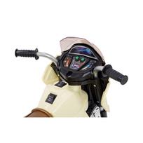 elektrinis motociklas vaikams - Vienvietis vaikiškas elektrinis motociklas Police WXE368, geltonas - 5 nuotrauka