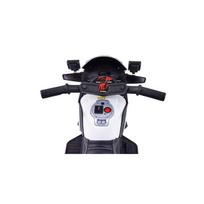 vaikiskas motociklas - Vienvietis vaikiškas elektrinis motociklas JC-911, baltas - 7 nuotrauka