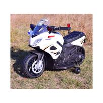 vaikiskas motociklas - Vienvietis vaikiškas elektrinis motociklas JC-911, baltas - 14 nuotrauka