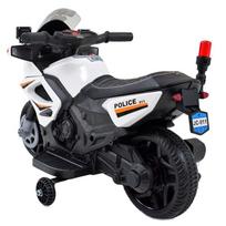 vaikiskas motociklas - Vienvietis vaikiškas elektrinis motociklas JC-911, baltas - 16 nuotrauka