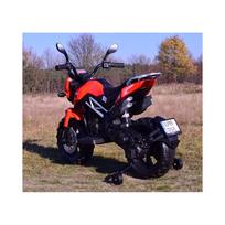 elektrinis motociklas vaikams - Vienvietis vaikiškas elektrinis motociklas Cross, raudonas - 11 nuotrauka