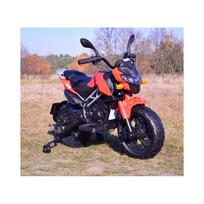 elektrinis motociklas vaikams - Vienvietis vaikiškas elektrinis motociklas Cross, raudonas - 12 nuotrauka