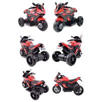elektrinis motociklas vaikams - Vienvietis vaikiškas elektrinis motociklas Sport 1 BJQ-R8, raudonas - 8 nuotrauka