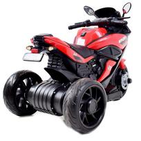 elektrinis motociklas vaikams - Vienvietis vaikiškas elektrinis motociklas Sport 1 BJQ-R8, raudonas - 9 nuotrauka