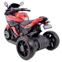 elektrinis motociklas vaikams - Vienvietis vaikiškas elektrinis motociklas Sport 1 BJQ-R8, raudonas - 10 nuotrauka