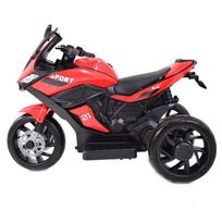 elektrinis motociklas vaikams - Vienvietis vaikiškas elektrinis motociklas Sport 1 BJQ-R8, raudonas - 12 nuotrauka