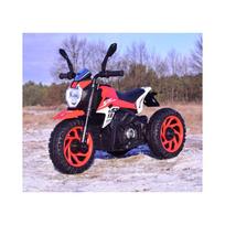 elektrinis motociklas vaikams - Vienvietis vaikiškas elektrinis motociklas Super CRF HT8188, raudonas - 3 nuotrauka