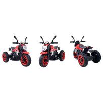 elektrinis motociklas vaikams - Vienvietis vaikiškas elektrinis motociklas Super CRF HT8188, raudonas - 8 nuotrauka
