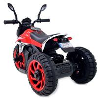 elektrinis motociklas vaikams - Vienvietis vaikiškas elektrinis motociklas Super CRF HT8188, raudonas - 12 nuotrauka