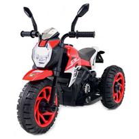 elektrinis motociklas vaikams - Vienvietis vaikiškas elektrinis motociklas Super CRF HT8188, raudonas - 14 nuotrauka