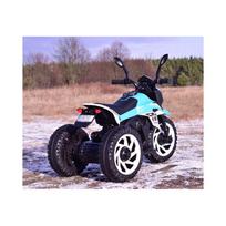 elektrinis motociklas vaikams - Vienvietis vaikiškas elektrinis motociklas Super CRF HT8188, mėlynas - 2 nuotrauka