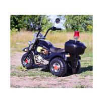 elektrinis motociklas vaikams - Vaikiškas elektrinis motociklas Super-Toys Chopper Gost - 5 nuotrauka