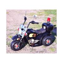 elektrinis motociklas vaikams - Vaikiškas elektrinis motociklas Super-Toys Chopper Gost - 6 nuotrauka