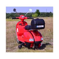 motorolerio ratas - Vaikiškas elektrinis motoroleris Super-Toys Vespa PX150 - 4 nuotrauka