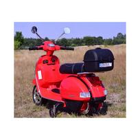 motorolerio ratas - Vaikiškas elektrinis motoroleris Super-Toys Vespa PX150 - 5 nuotrauka