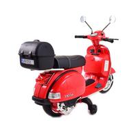 motorolerio ratas - Vaikiškas elektrinis motoroleris Super-Toys Vespa PX150 - 8 nuotrauka