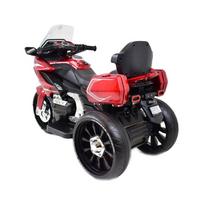 elektrinis motociklas vaikams - Vienvietis vaikiškas elektrinis motociklas Mega HLW1688, raudonas - 12 nuotrauka