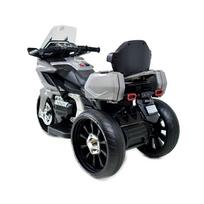 elektrinis motociklas vaikams - Vienvietis vaikiškas elektrinis motociklas ST Mega HLW1688, pilkas - 5 nuotrauka