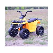 elektrinis ratas - Vienvietis vaikiškas elektrinis keturratis Quad Sport, geltonas - 4 nuotrauka