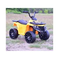 elektrinis ratas - Vienvietis vaikiškas elektrinis keturratis Quad Sport, geltonas - 5 nuotrauka