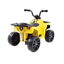 elektrinis ratas - Vienvietis vaikiškas elektrinis keturratis Quad Sport, geltonas - 6 nuotrauka