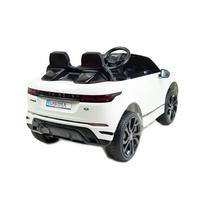 elektromobilio baterija - Vienvietis vaikiškas elektrinis Land Rover Evoque visureigis, balta - 2 nuotrauka