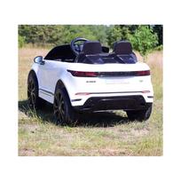elektromobilio baterija - Vienvietis vaikiškas elektrinis Land Rover Evoque visureigis, balta - 4 nuotrauka