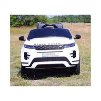 elektromobilio baterija - Vienvietis vaikiškas elektrinis Land Rover Evoque visureigis, balta - 5 nuotrauka