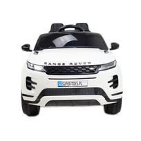 elektromobilio baterija - Vienvietis vaikiškas elektrinis Land Rover Evoque visureigis, balta - 8 nuotrauka