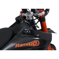 elektriniai motociklai - Elektrinis motociklas E-RIDER X, Black - 8 nuotrauka