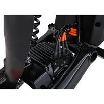 elektriniai motociklai - Elektrinis motociklas E-RIDER X, Black - 10 nuotrauka