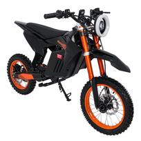 elektriniai motociklai - Elektrinis motociklas E-RIDER X, Black - 19 nuotrauka