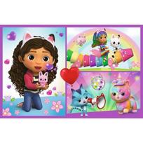 gabbys dollhouse - Trefl Gabby's Dollhouse 34438, 2 x 70 det. - 3 nuotrauka
